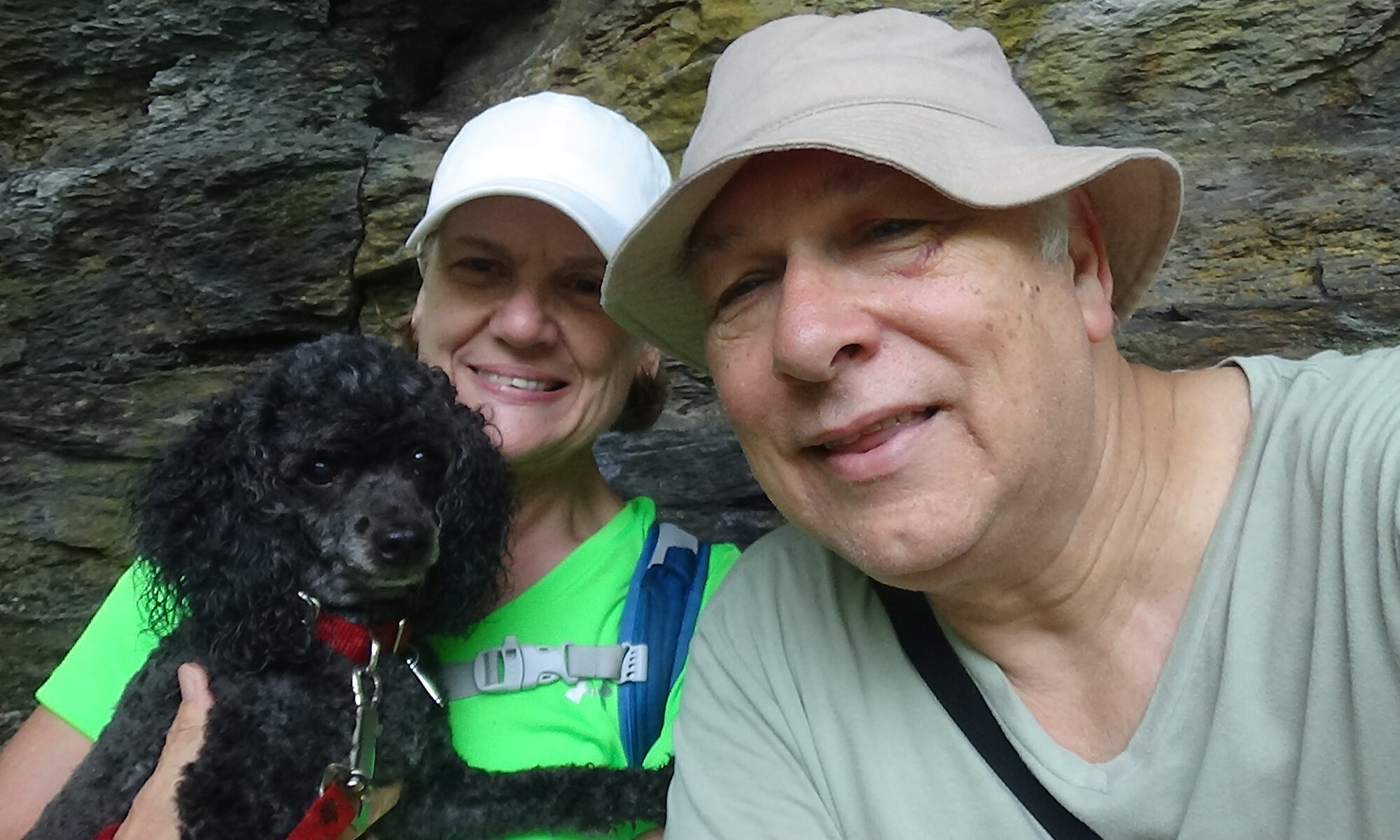 Bonnie, Susan and Charles Oropallo on Pack Monadnock